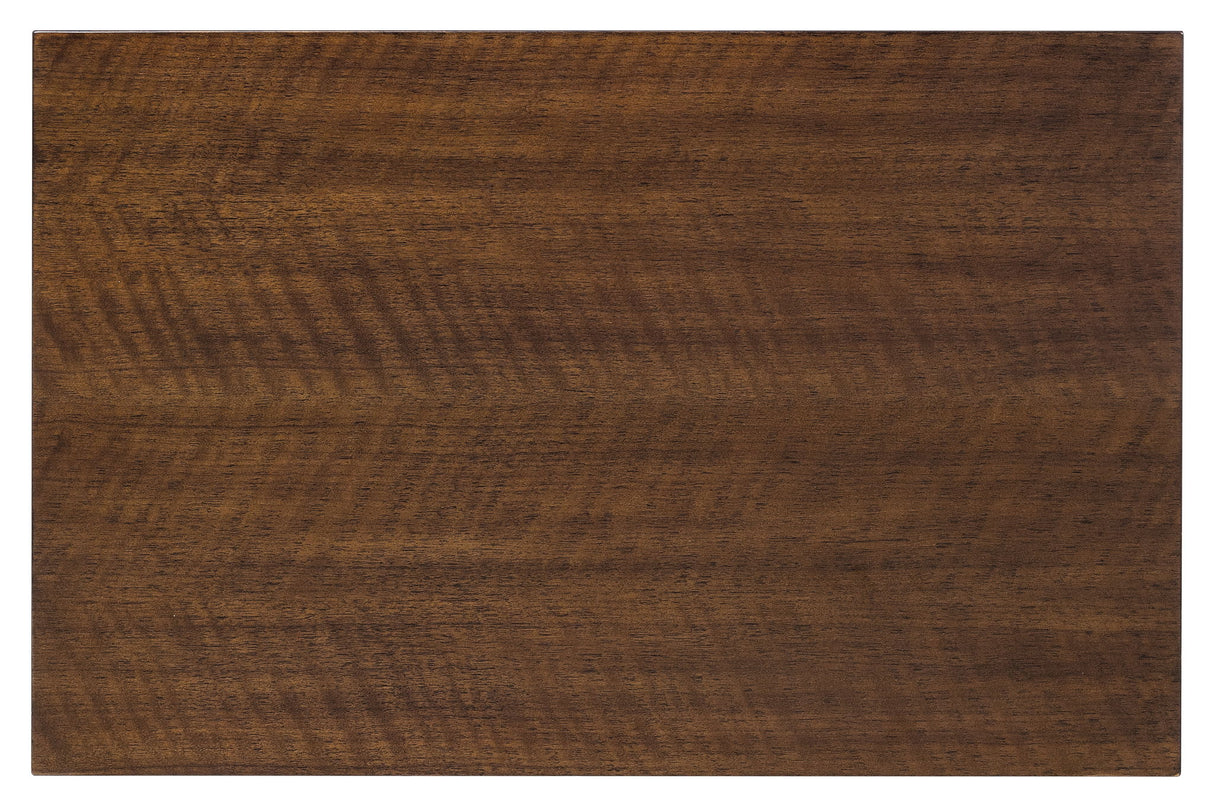 Archives - Two-Drawer Nightstand - Dark Brown