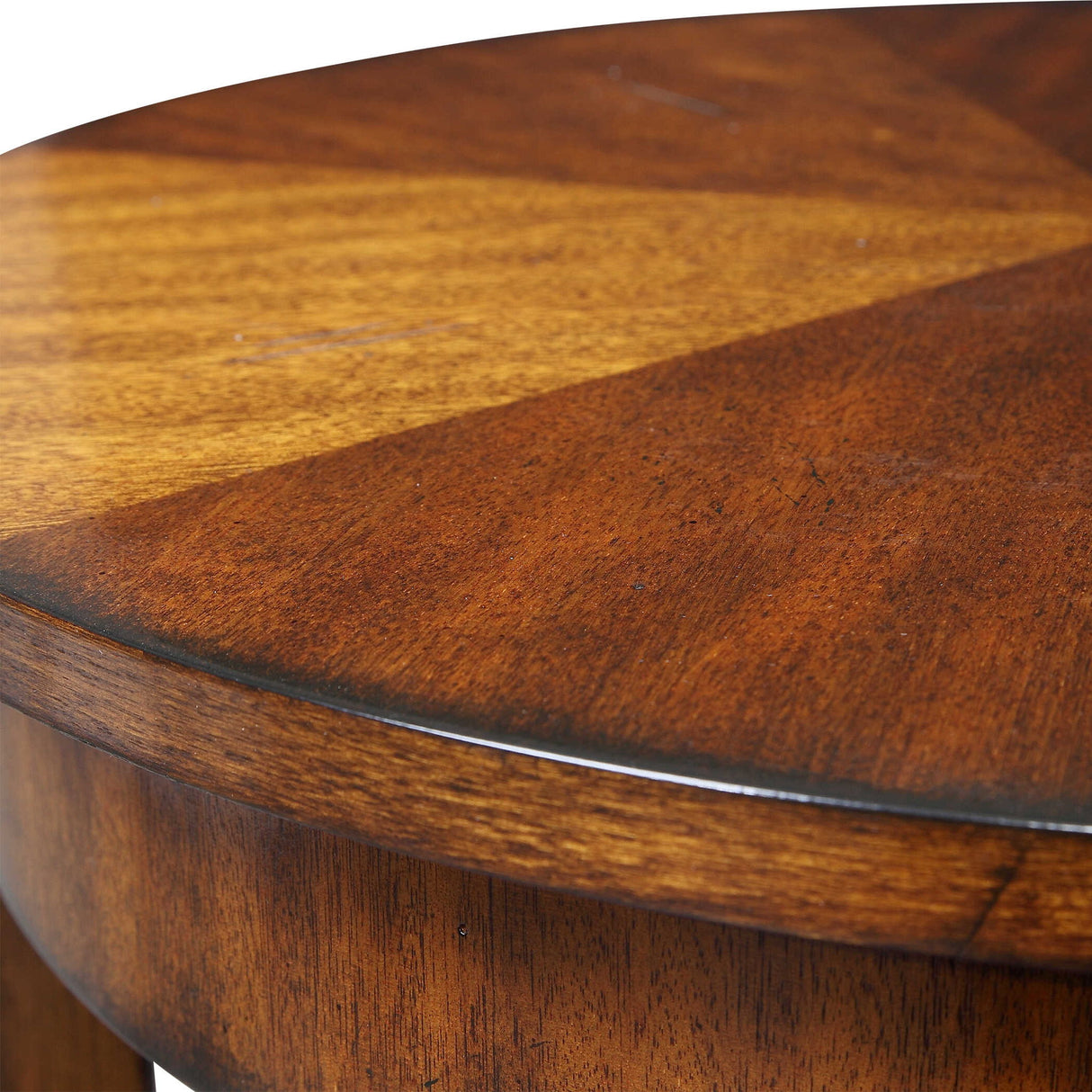 Carmel - Round Lamp Table - Brown, Dark