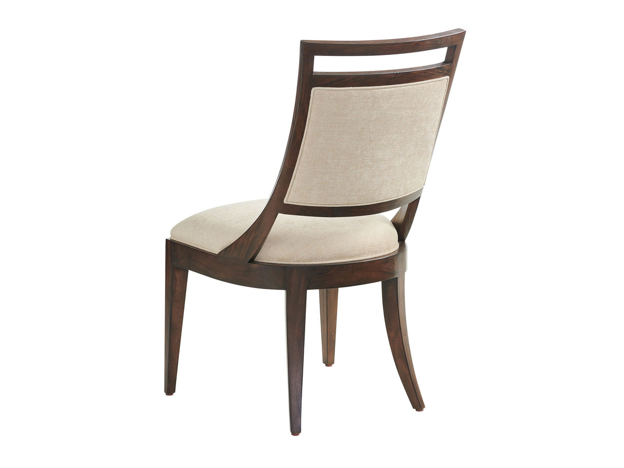 Silverado - Driscoll Fabric Side Chair - Dark Brown