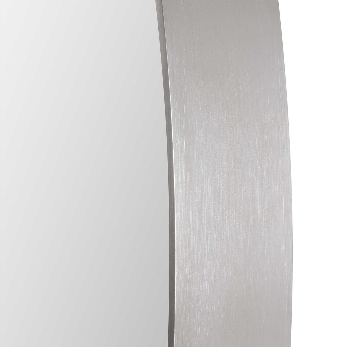 Pursley - Oval Mirror - Brushed Nickel