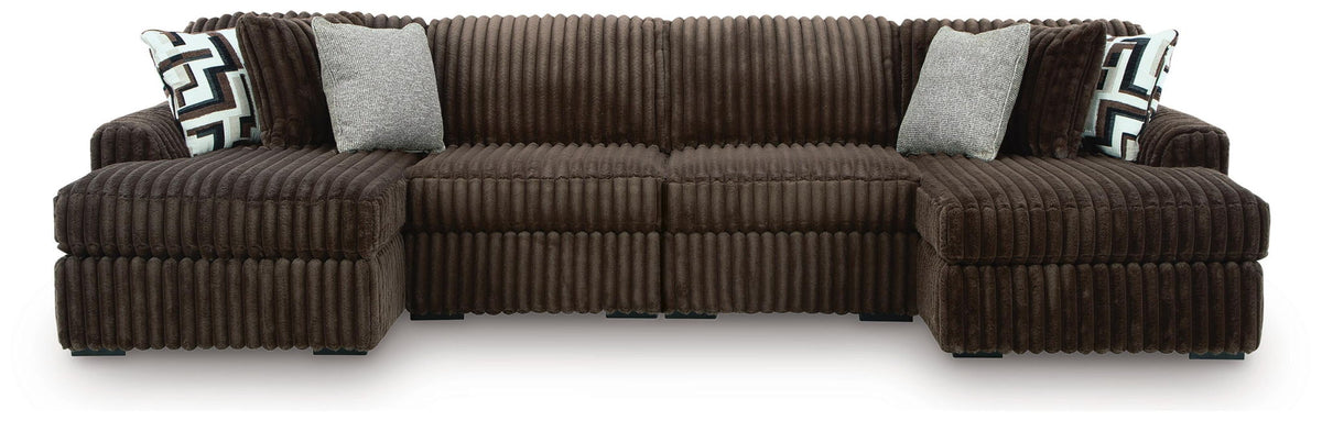 Midnight-Madness - 4 Piece Sectional