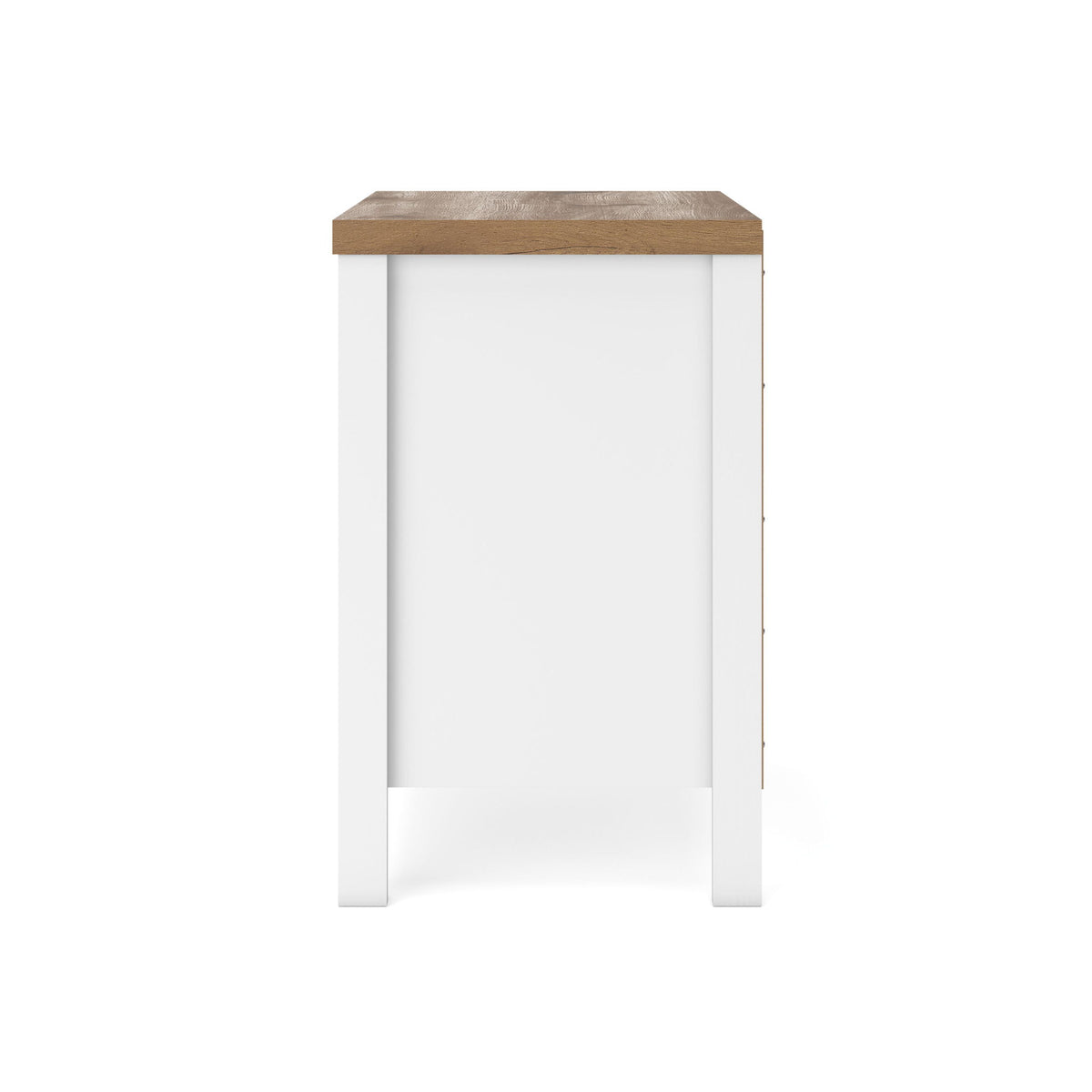 Kerisden - Two Drawer Night Stand - White / Brown