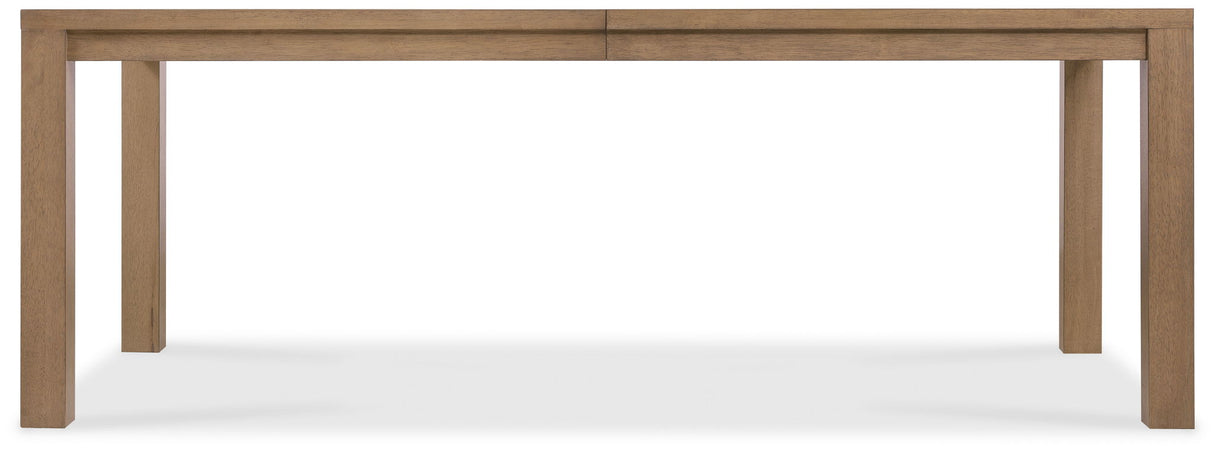 Sonnet - Rectangular Dining Table With One 18" Leaf - Dark Gray