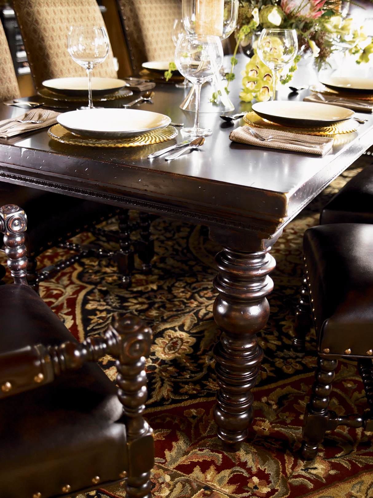Kingstown - Pembroke Rectangular Dining Table - Dark Brown