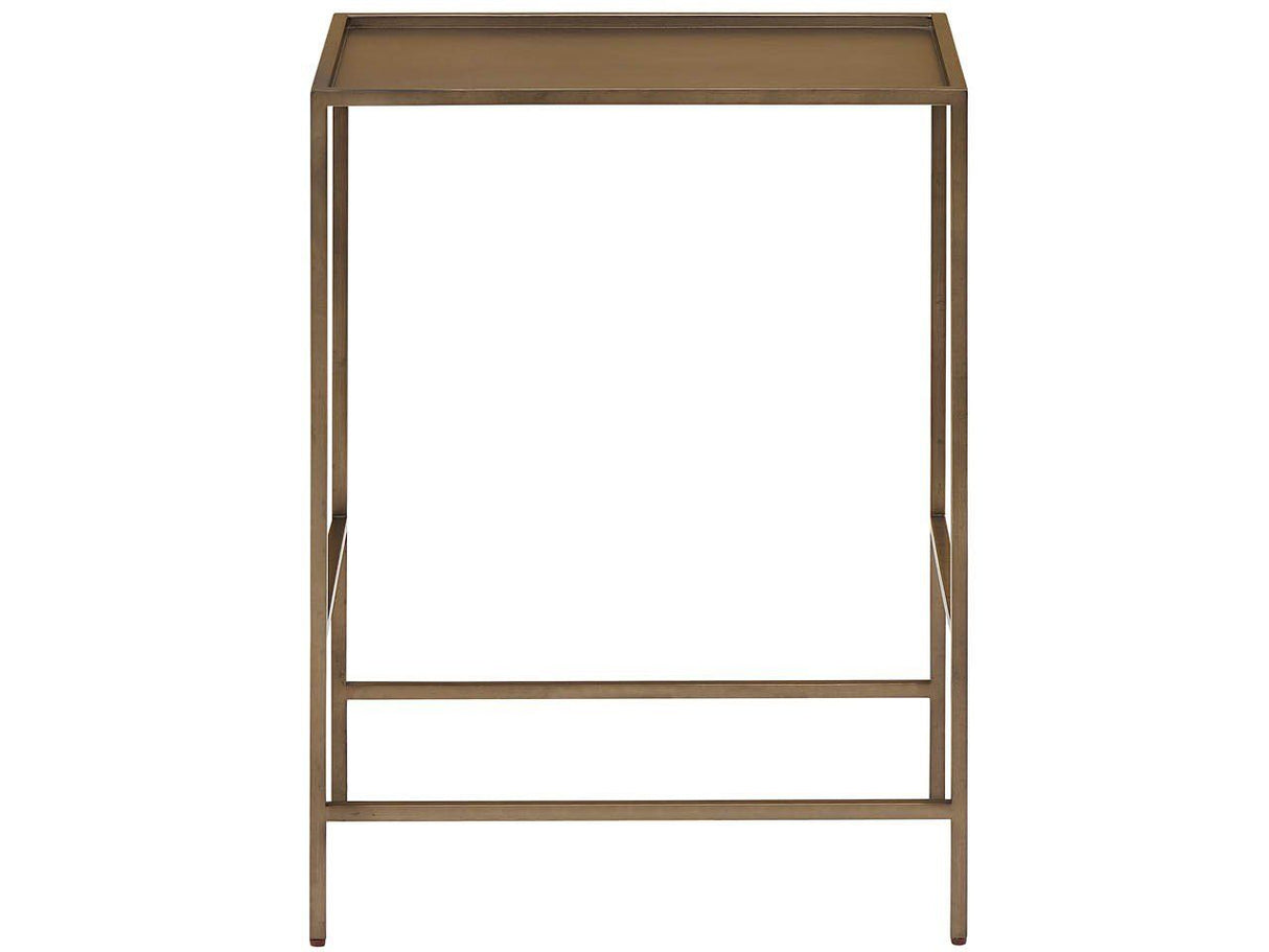 Montclair - Metal Side Table - Light Brown