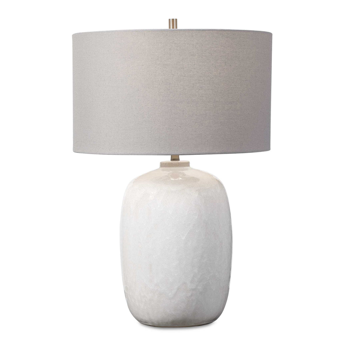 Winterscape - Glaze Table Lamp - White