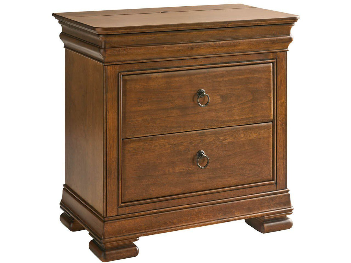 New Lou - Nightstand - Dark Brown