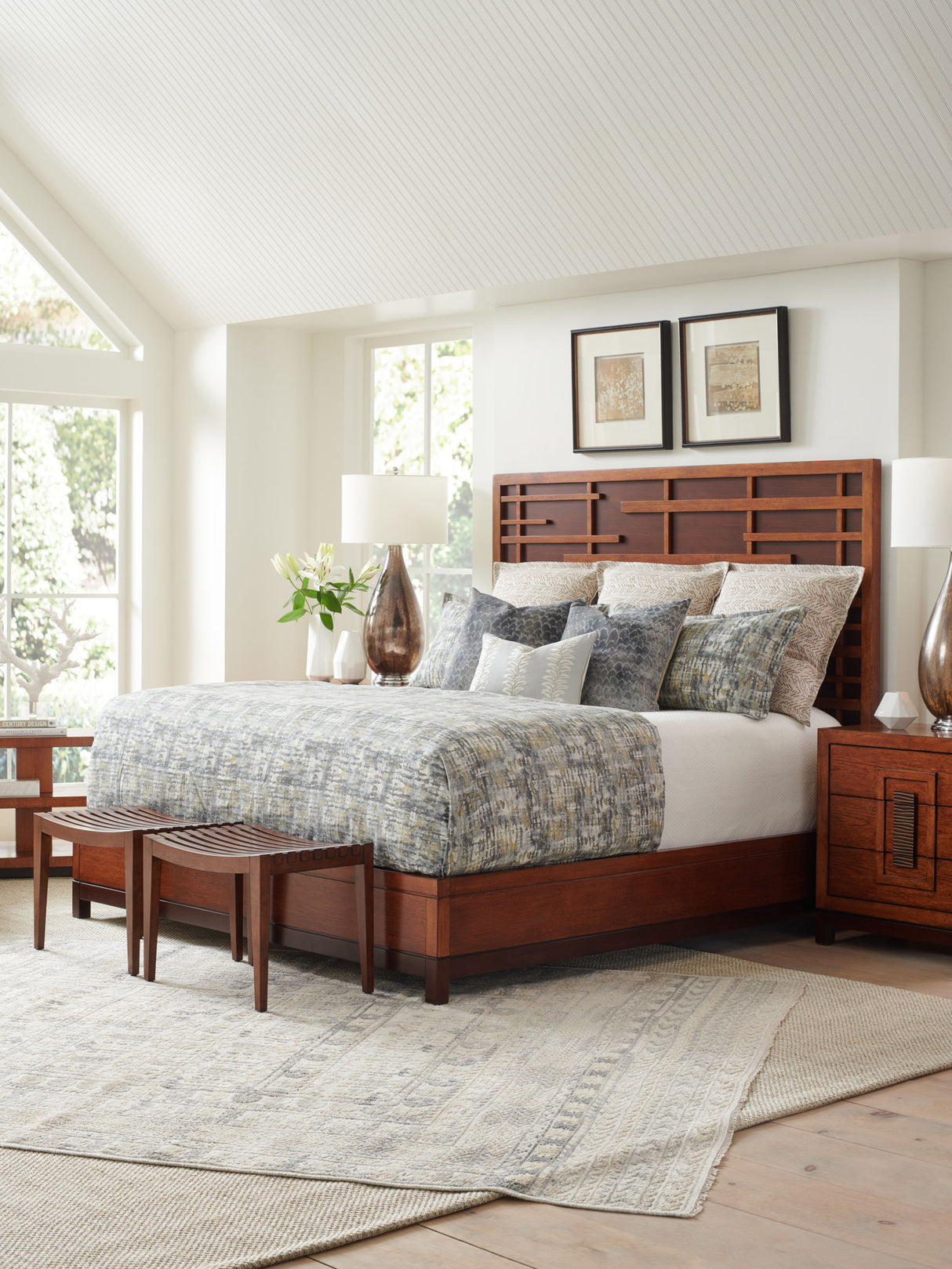 Island Fusion - Midori Bench - Dark Brown