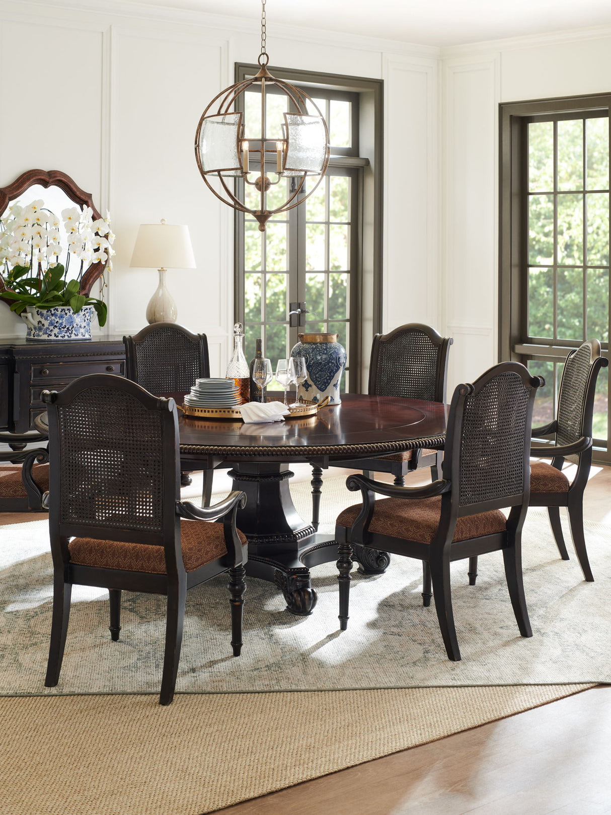 Kingstown - Bonaire Round Dining Table - Dark Brown