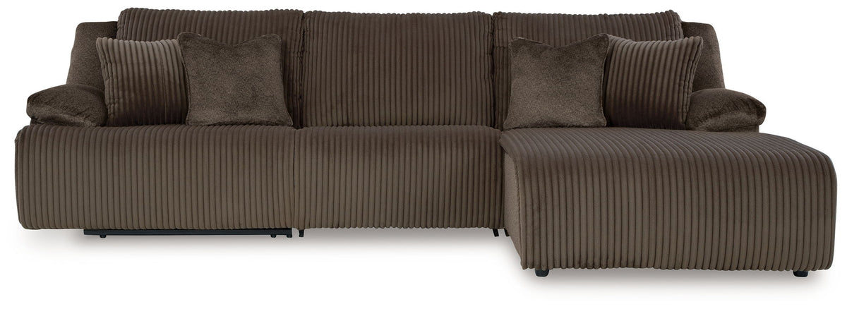 Top Tier - 3 Piece Reclining Sectional