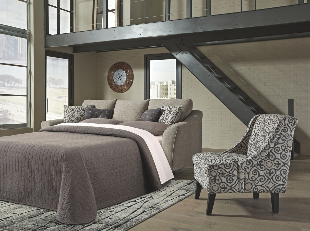 Kestrel - Queen Sofa Chaise Sleeper - Driftwood