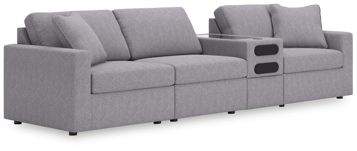 Modmax - Straight Sectional - Granite