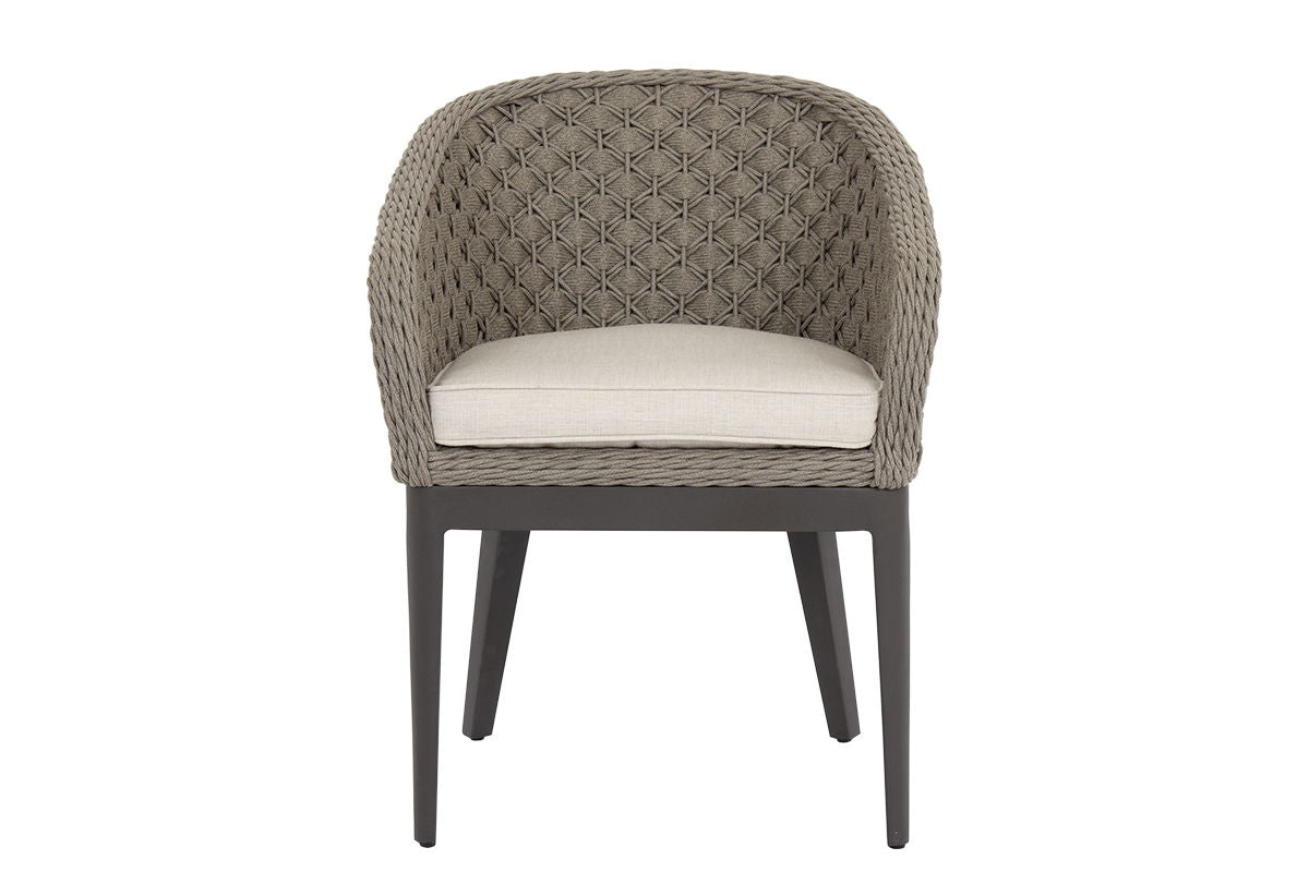 Marbella - Dining Chair, With Self Welt - Echo Ash / Gray
