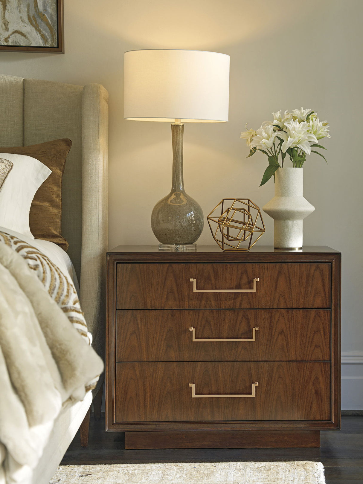 Rendezvous - Camden Nightstand - Dark Brown