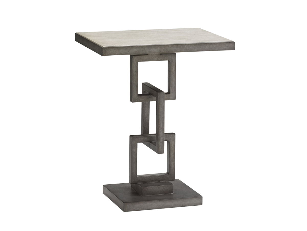 Oyster Bay - Deerwood Rectangular Side Table - Gray