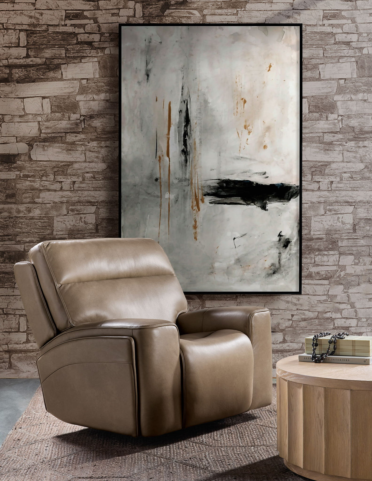 Riverton - Power Gliding Recliner With Power Headrest And Lumbar - Brown