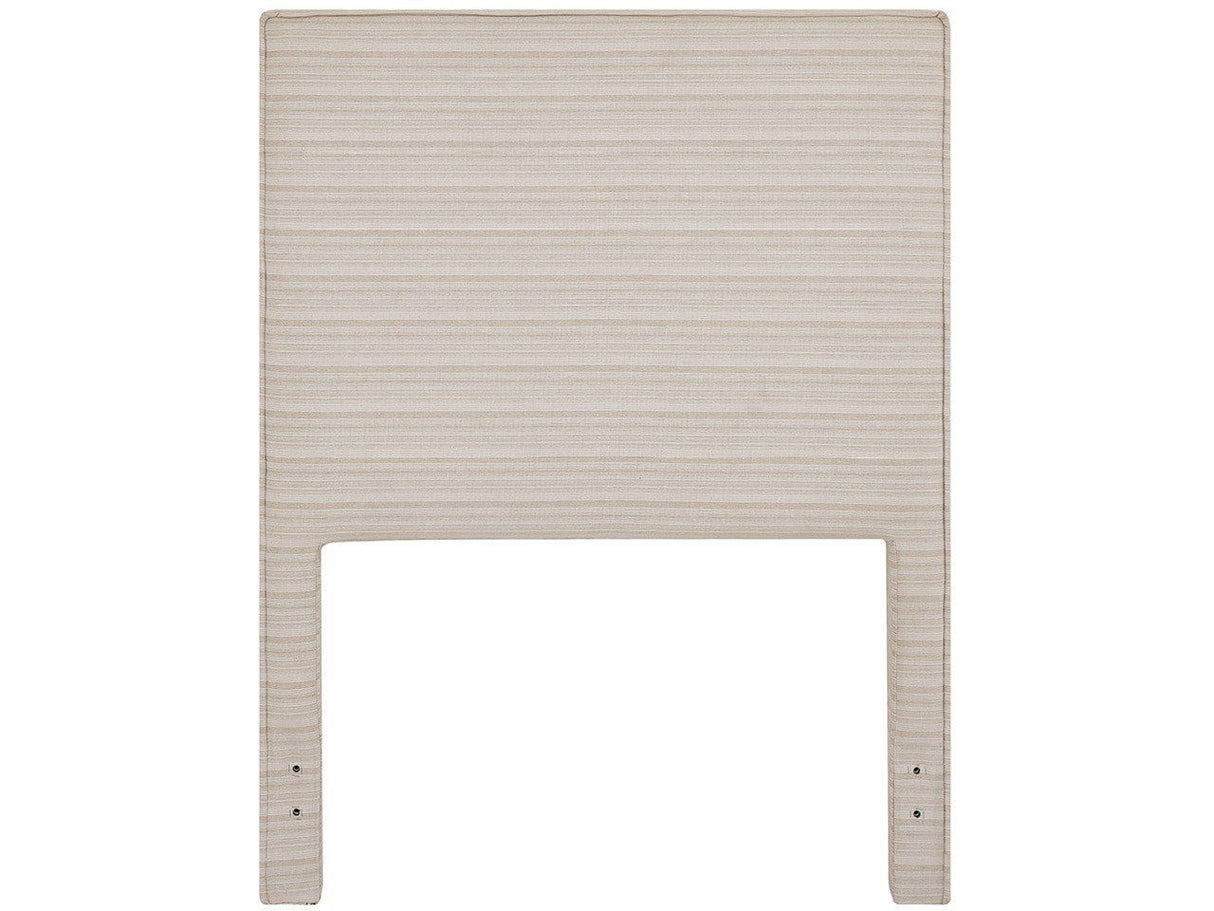 Drift - Upholstered Twin Headboard - Beige / Gray