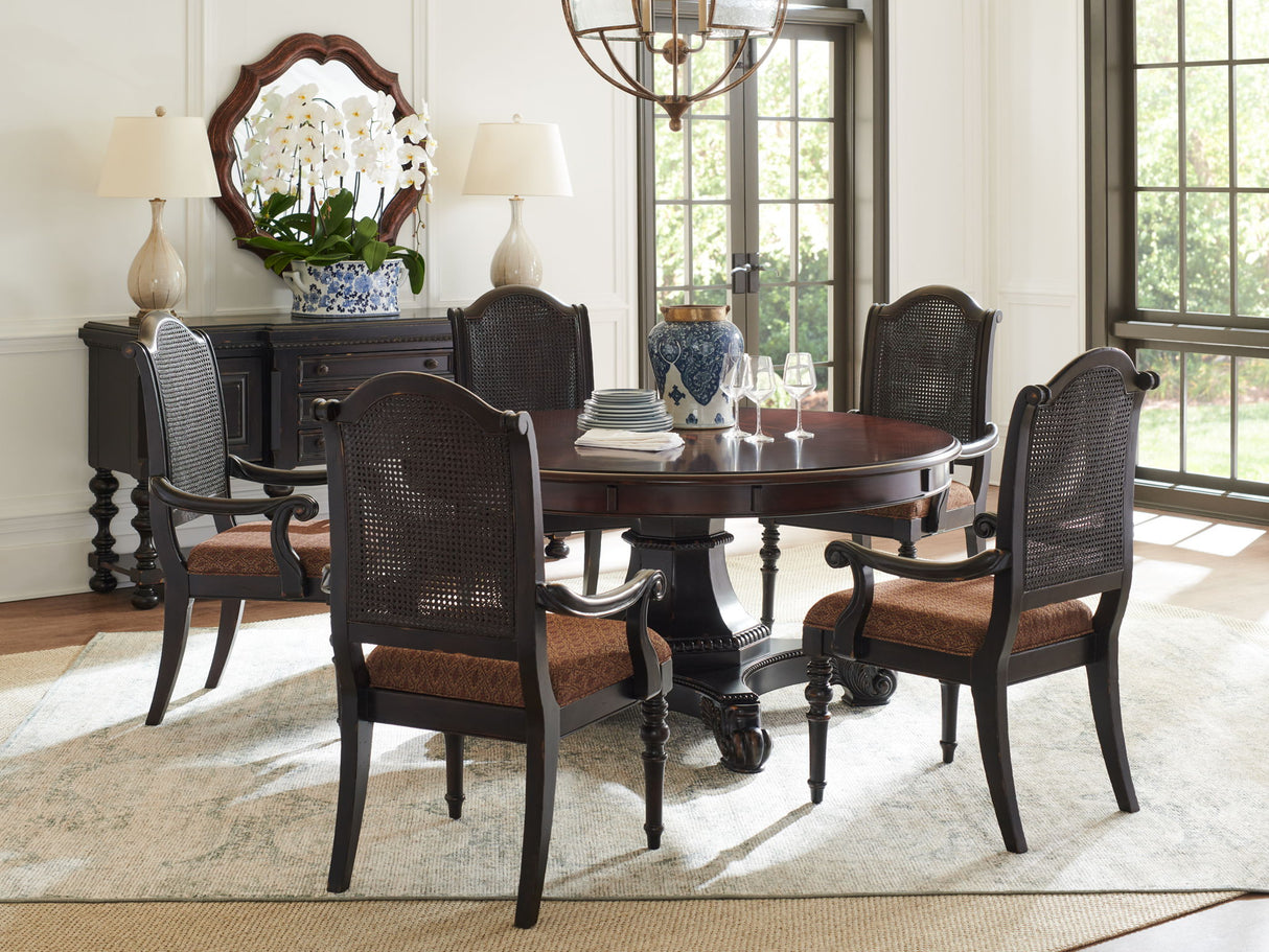Kingstown - Bonaire Round Dining Table - Dark Brown