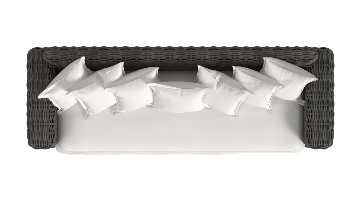 Cabo - Sofa - Dark Gray / White