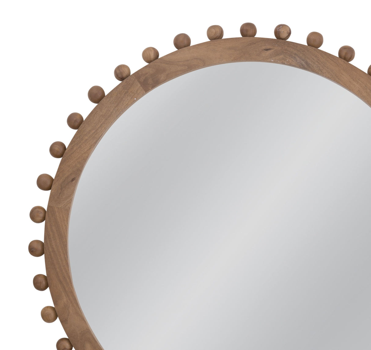 Renn - Round Wall Mirror - Brown