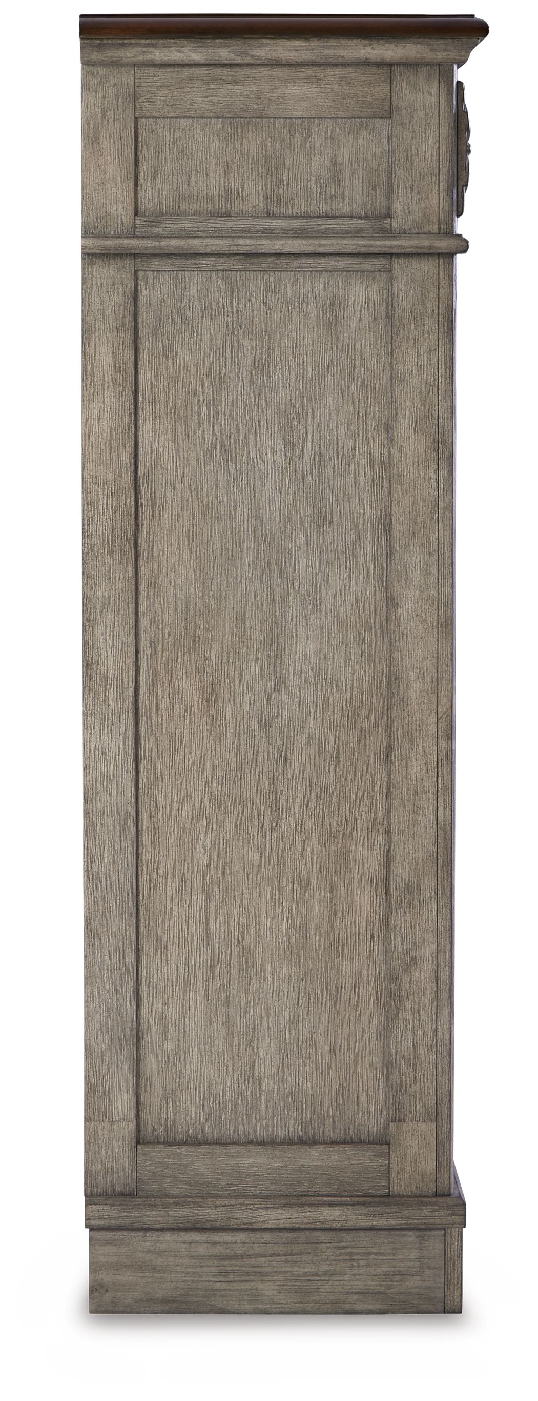 Lodenbay - Five Drawer Chest - Antique Gray