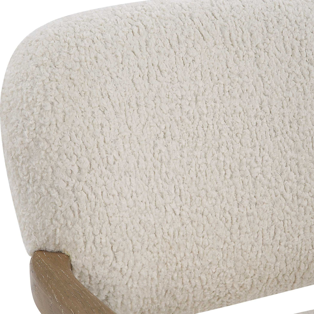 Telluride - Natural Shearling Accent Chair - Beige