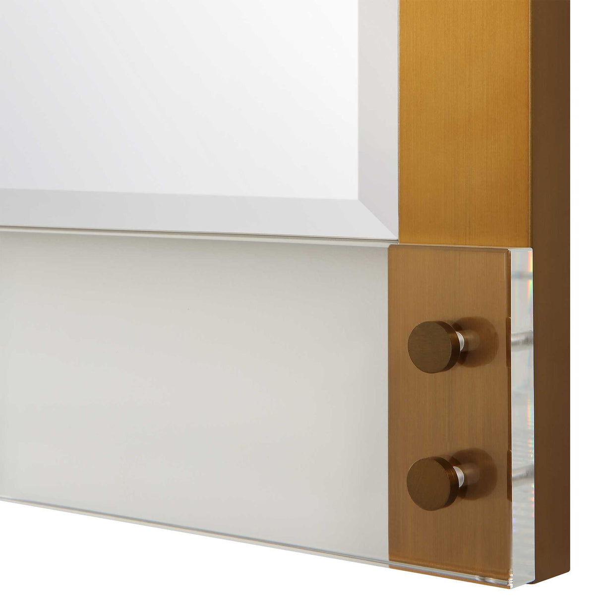 Nera - Plated Brass Mirror