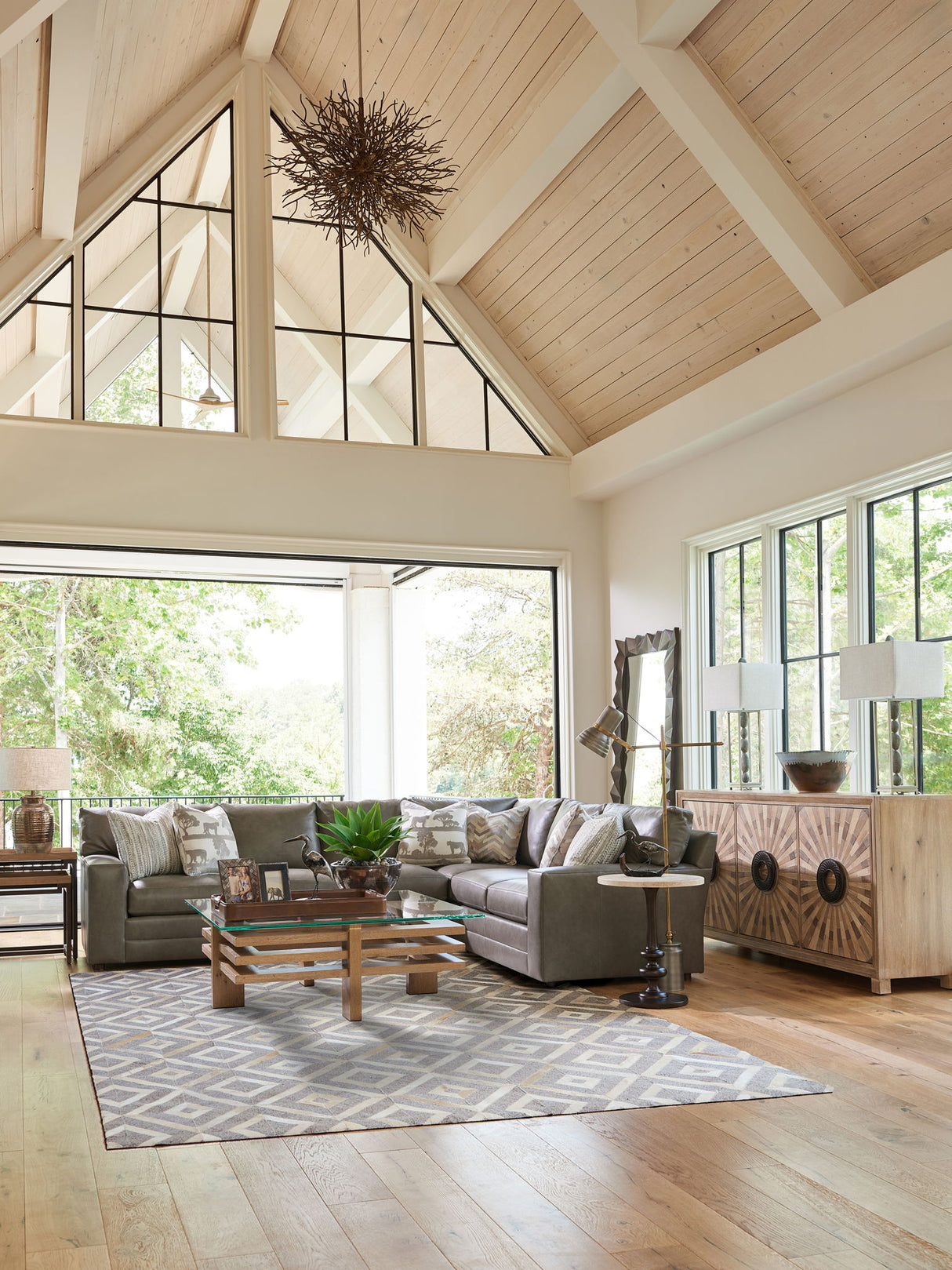 Los Altos - Atherton Floor Mirror - Light Brown