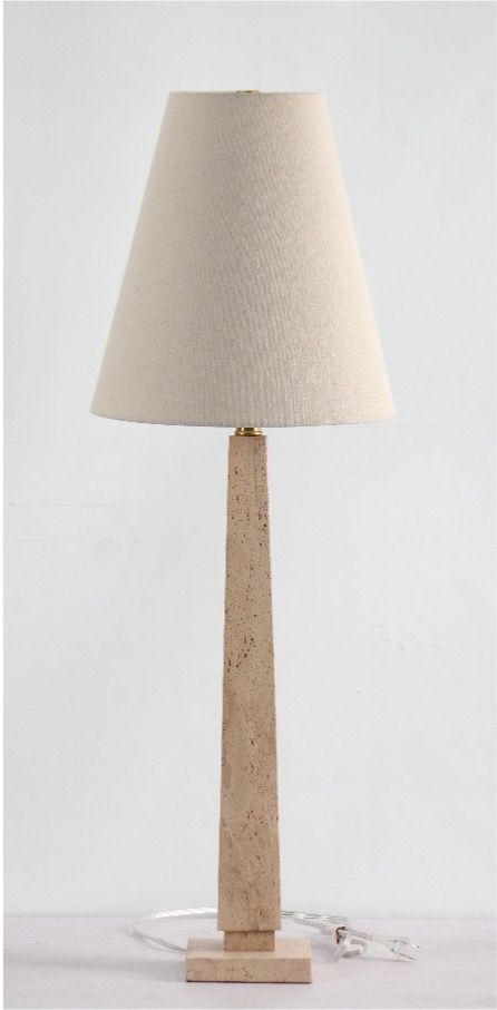 Ivey - Table Lamp - Travertine