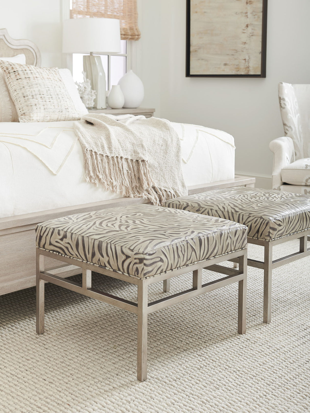 Barclay Butera Upholstery - Lucca Ottoman