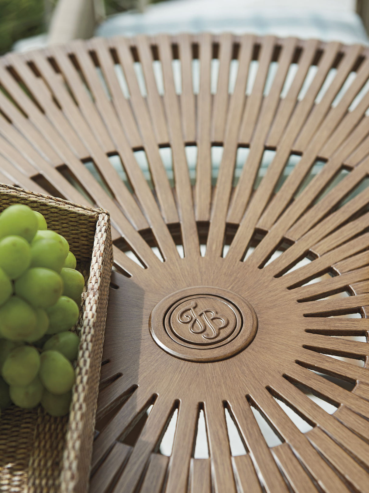 St Tropez - Round Dining Table - Light Brown