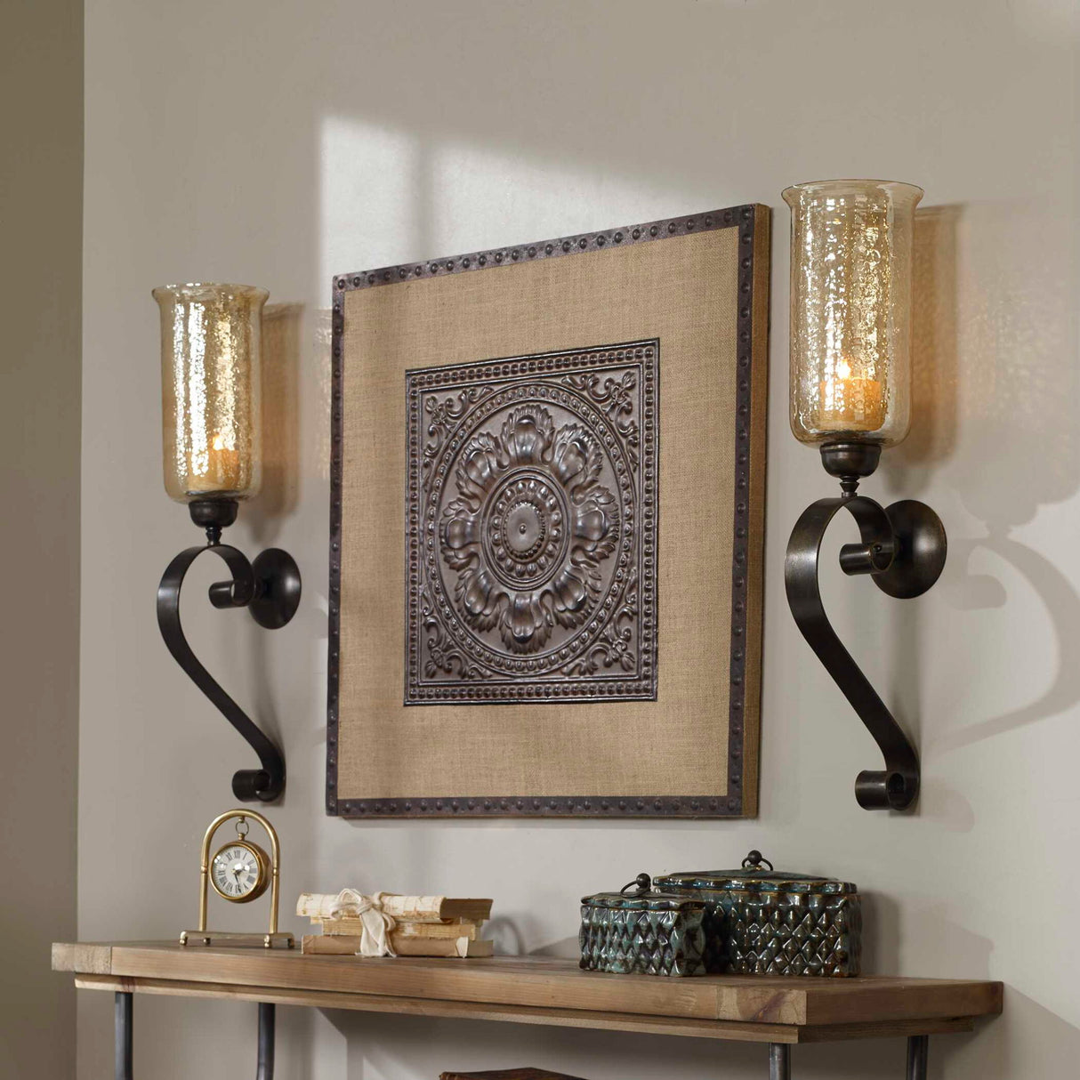 Joselyn - Candle Wall Sconce - Bronze