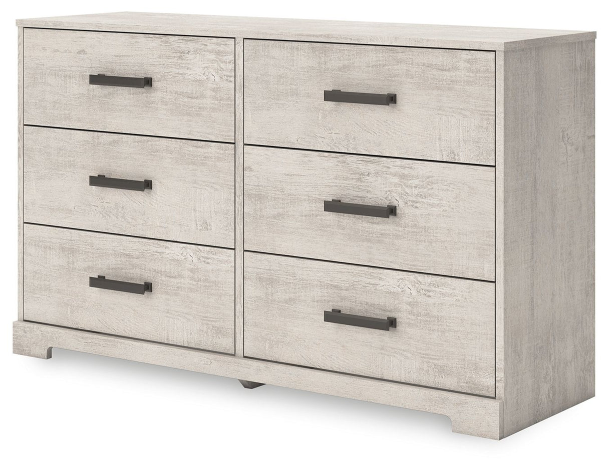 Shawburn - Six Drawer Dresser - Gray