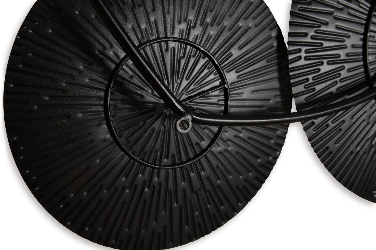 Rhetlen - Wall Decor - Black / Gold Finish