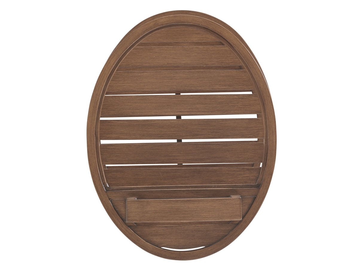 Harbor Isle - Tiered End Table - Dark Brown