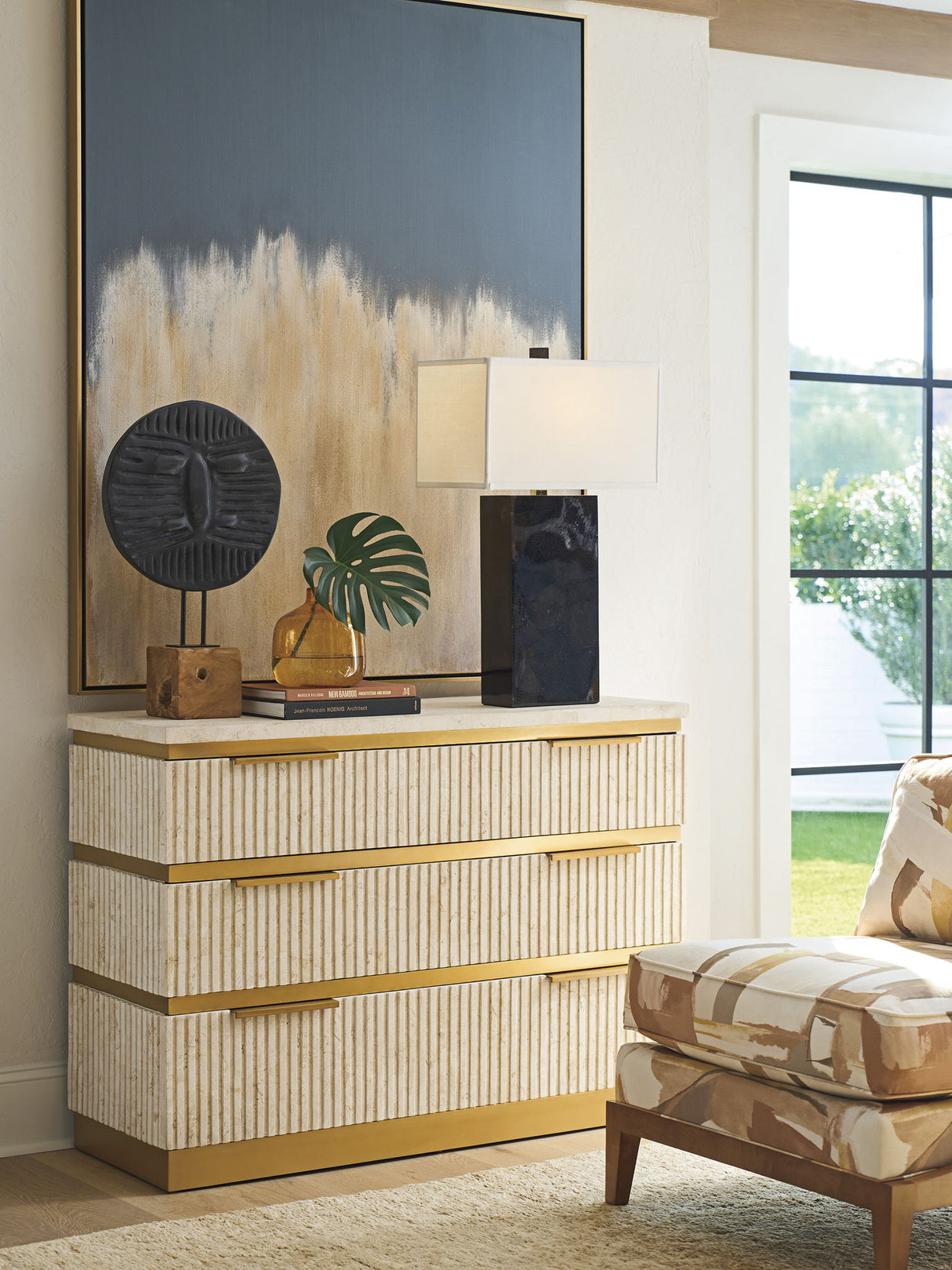 La Costa - Montage Stone Hall Chest - Beige