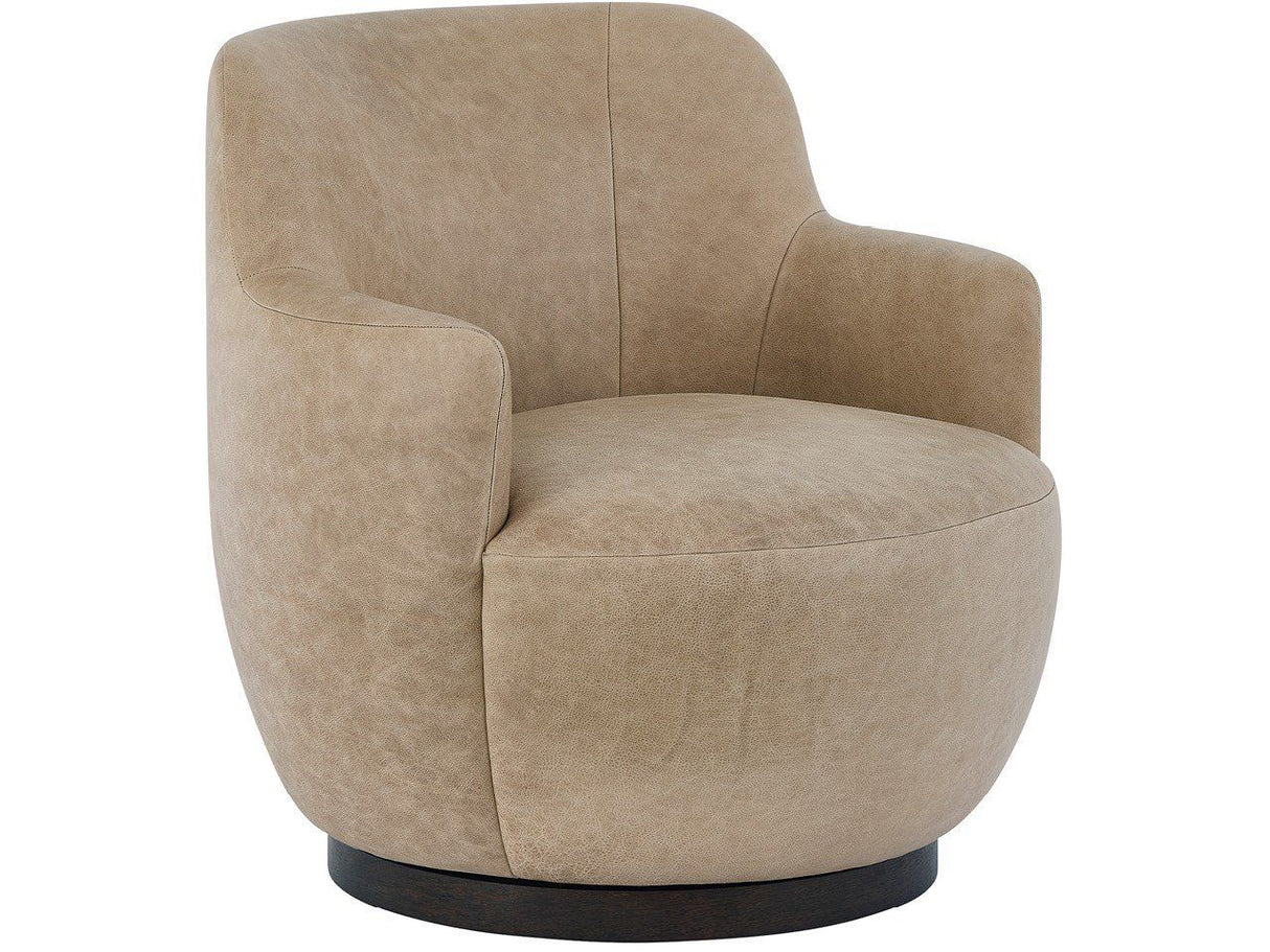 Chloe - Swivel Chair - Light Brown