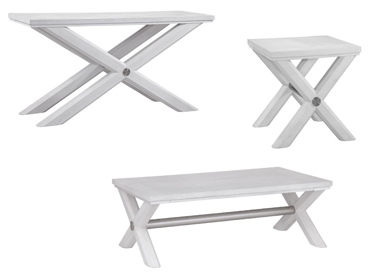 Nadine - End Table - White