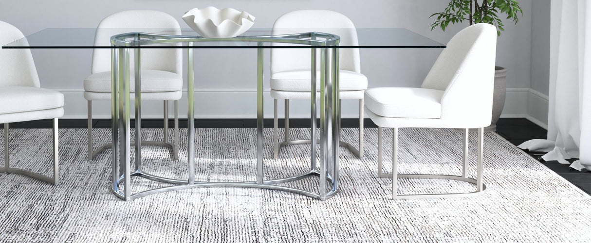 Sophia - Dining Table - Silver