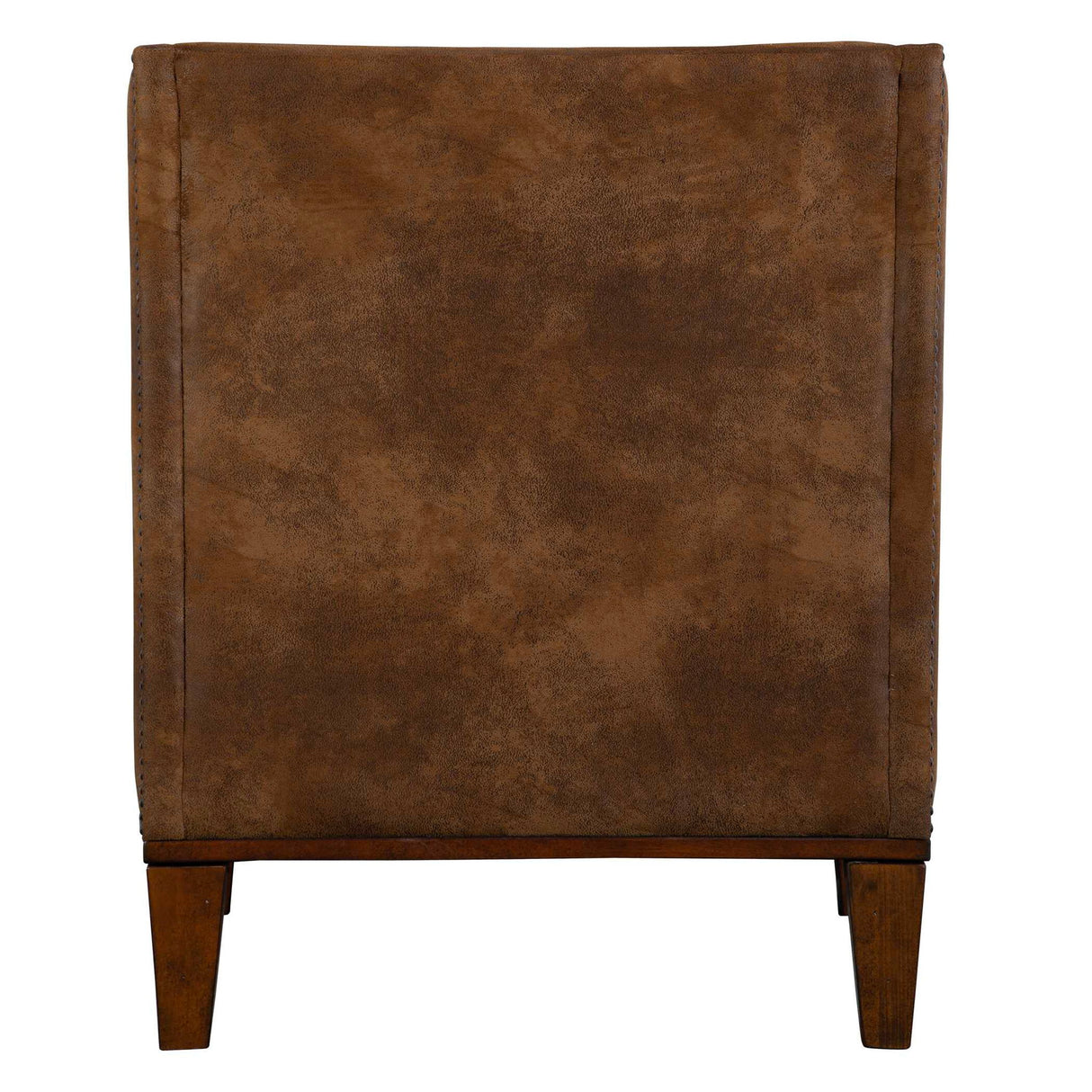 Clay - Leather Armchair - Brown, Dark
