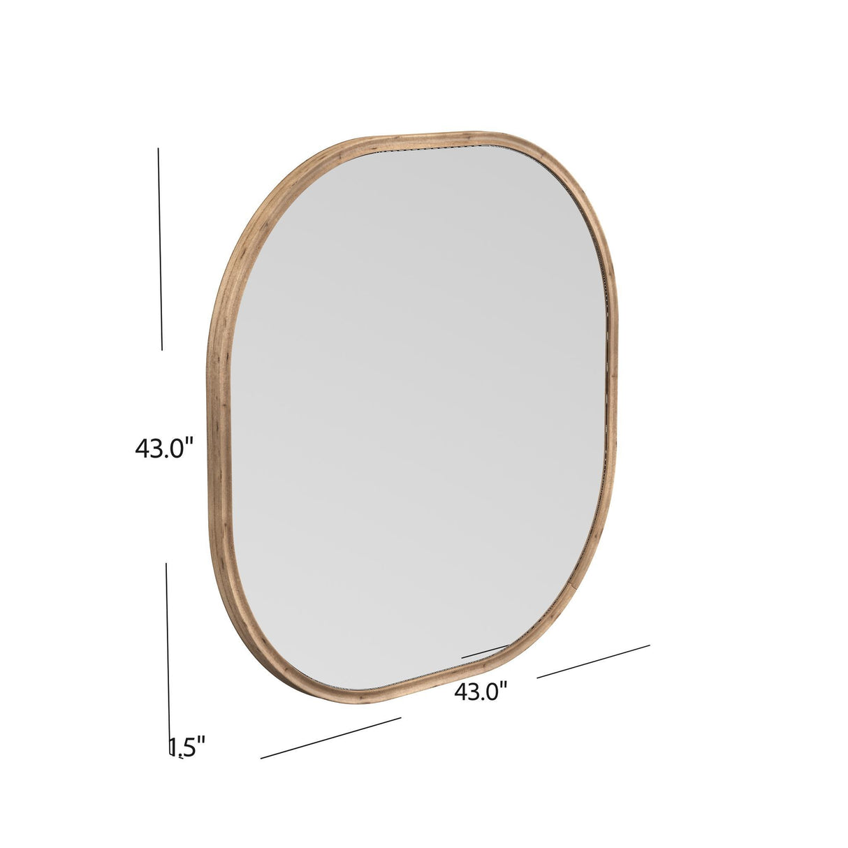 Richards - Wall Mirror - Brown