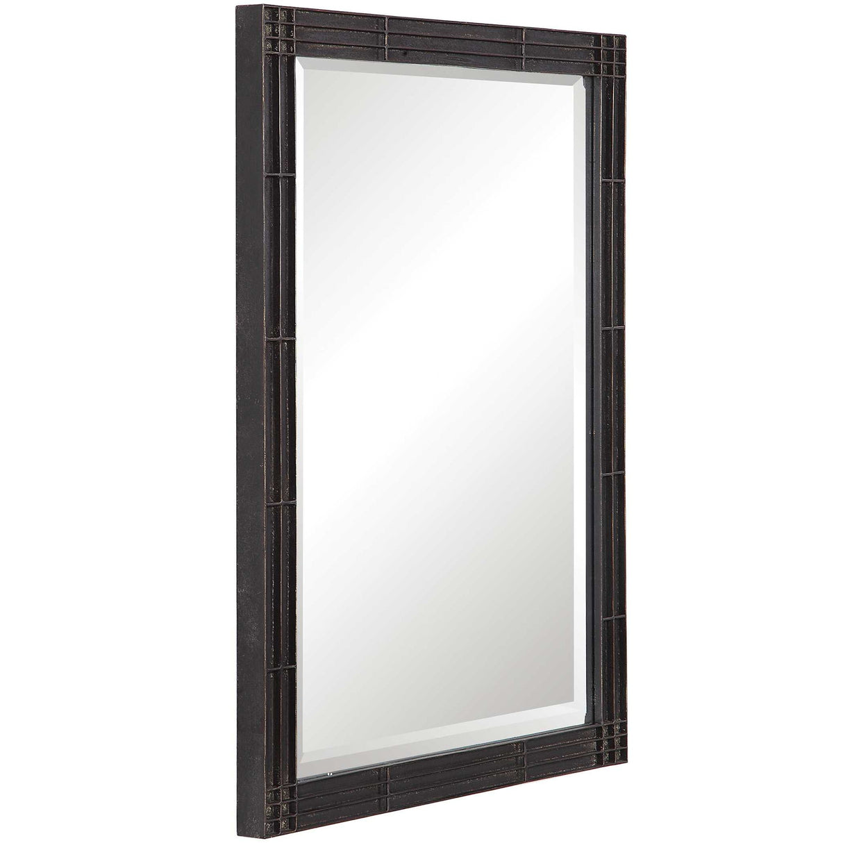 Gower - Vanity Mirror - Aged Black