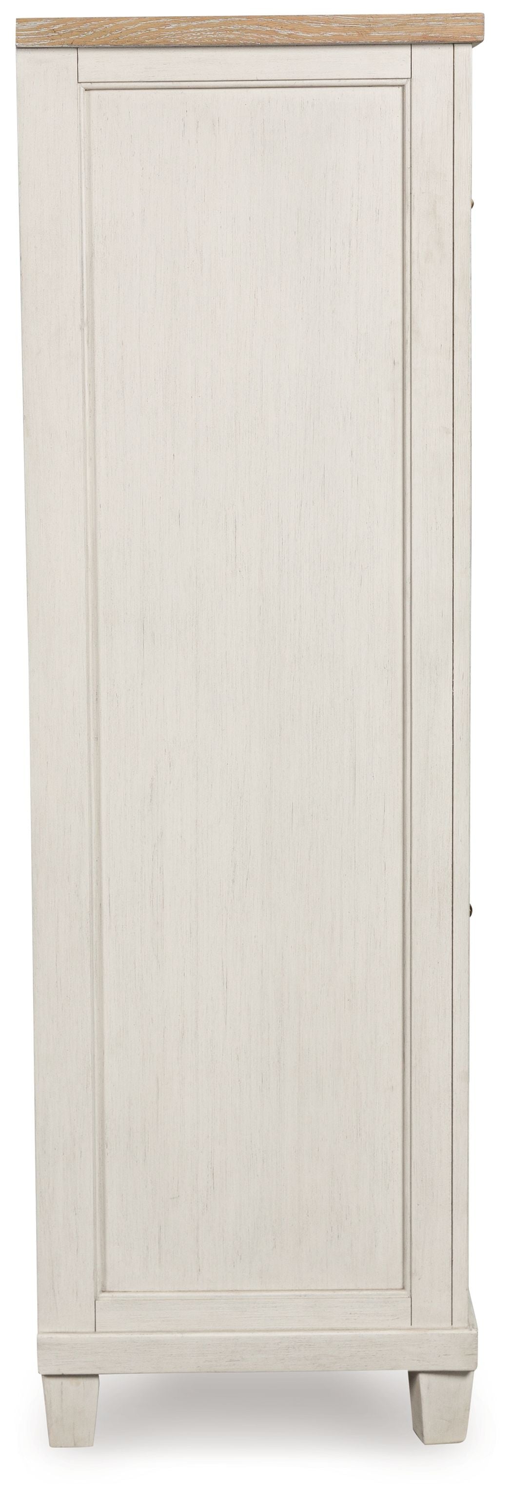 Shaybrock - Door Chest - Antique White / Brown