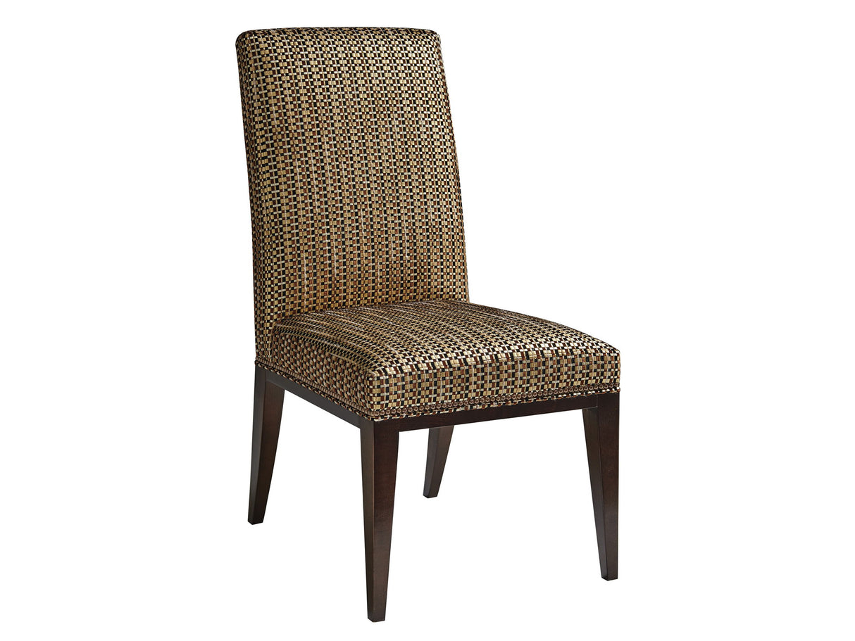 Lexington Upholstery - Lowell Leather Dining Chair - Dark Brown