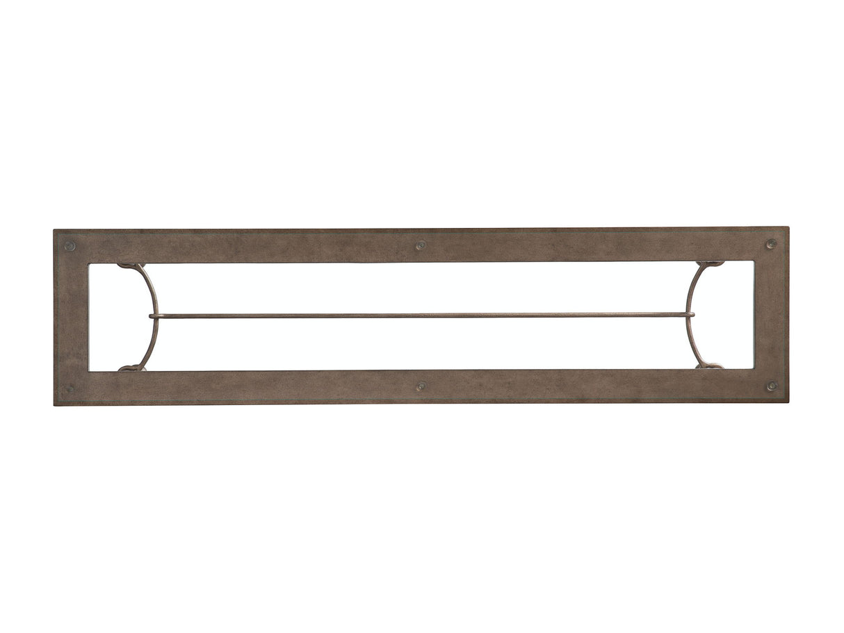 Laguna - Bluff Metal And Glass Table