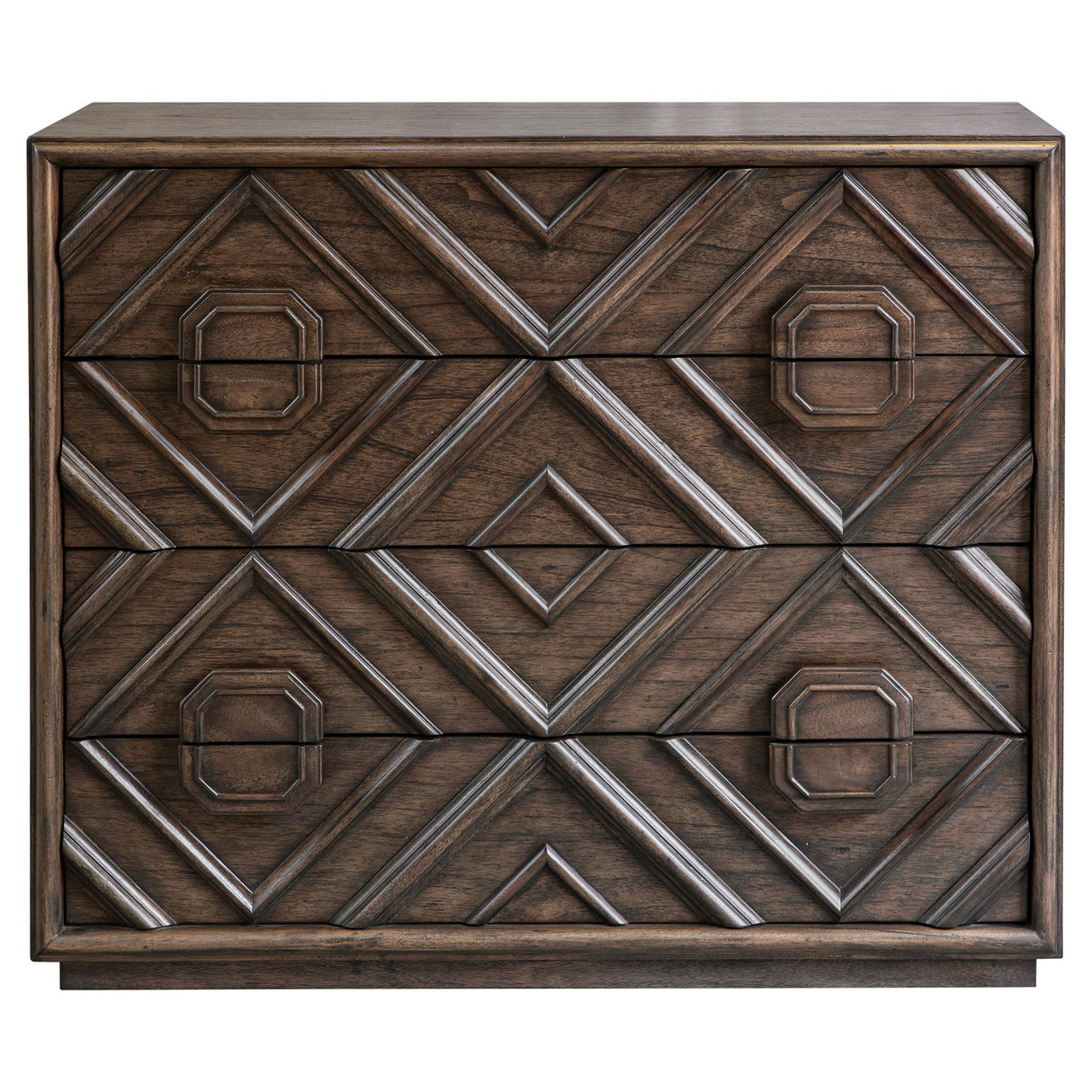 Mindra - Drawer Chest - Brown, Dark