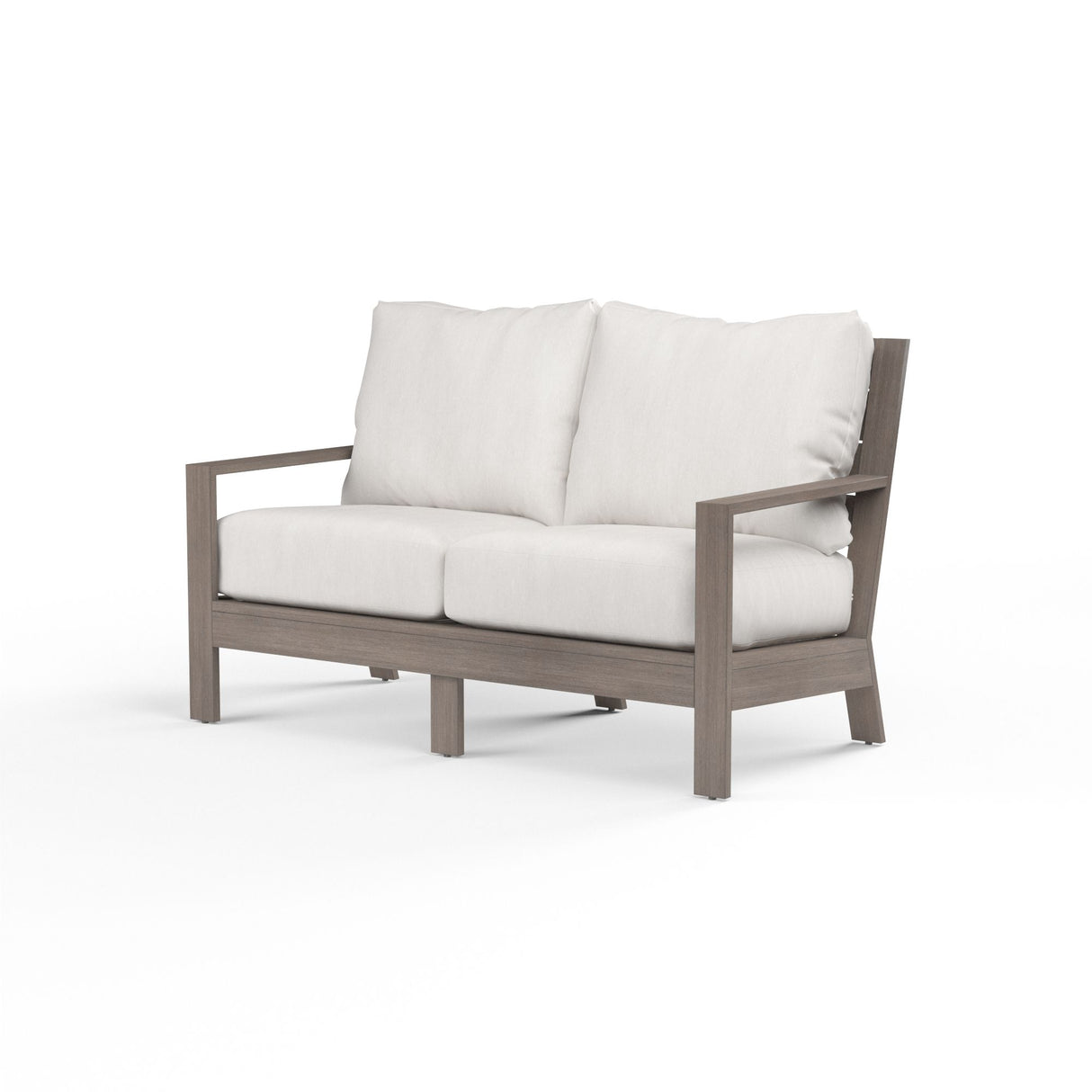 Laguna - Loveseat, No Welt - Canvas Flax / Gray