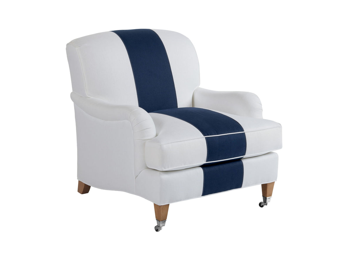 Barclay Butera Upholstery - Sydney Chair With Pewter Casters