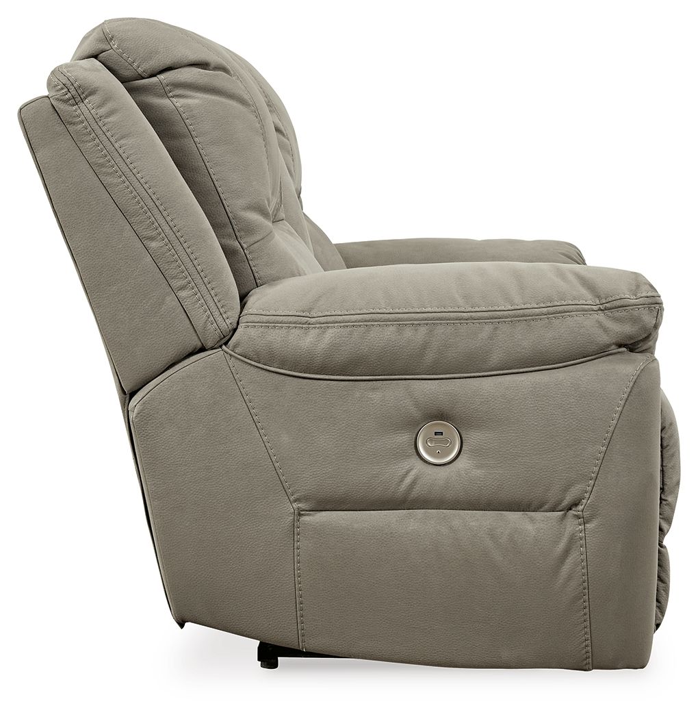 Next-Gen Gaucho - DBL REC PWR Loveseat w/Console - Putty
