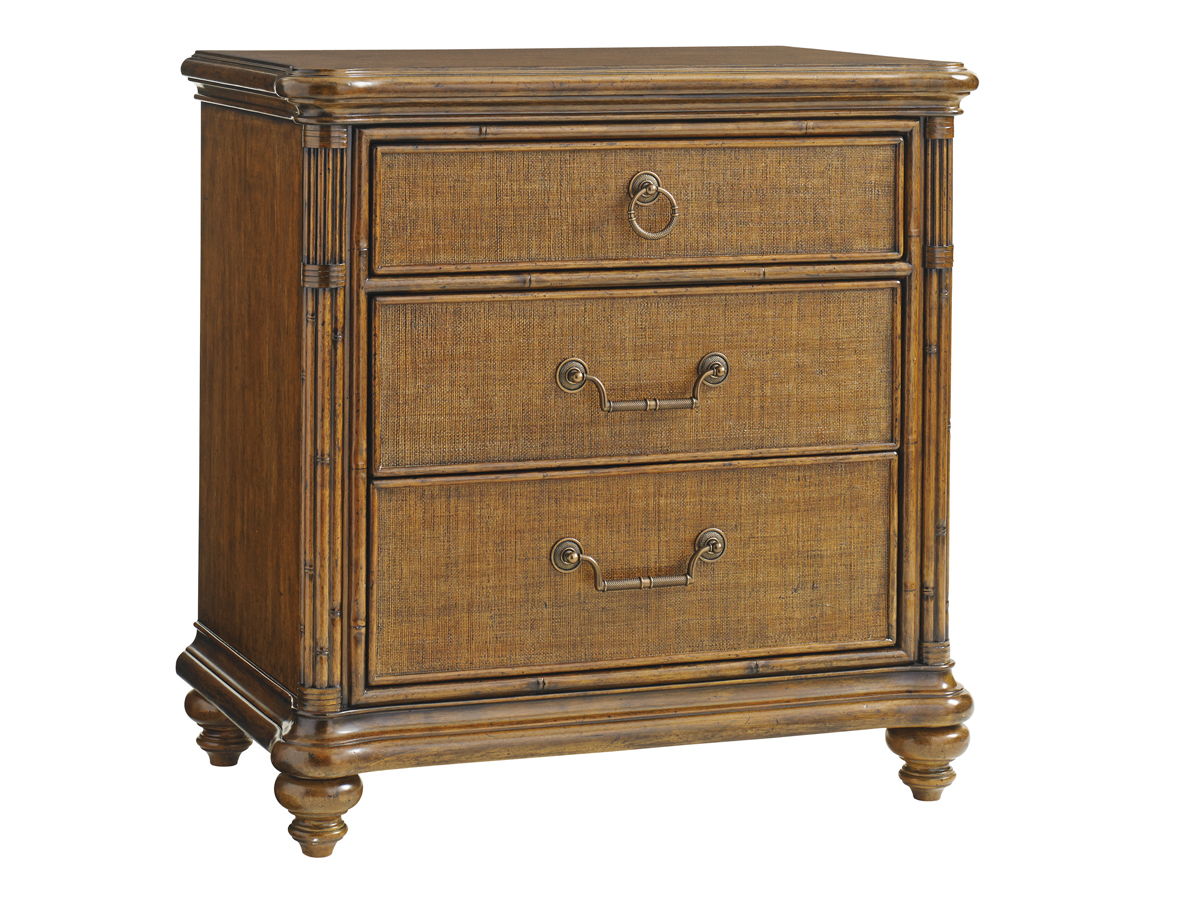 Bali Hai - Sojourn Nightstand - Dark Brown